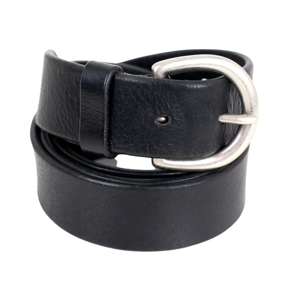 Old Navy BLACK GENUINE LEATHER 1 1/4